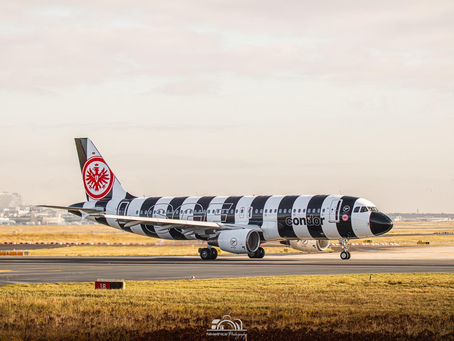Modellflugzeug Airbus A320 1:200 Eintracht Frankfurt-D-ASGE