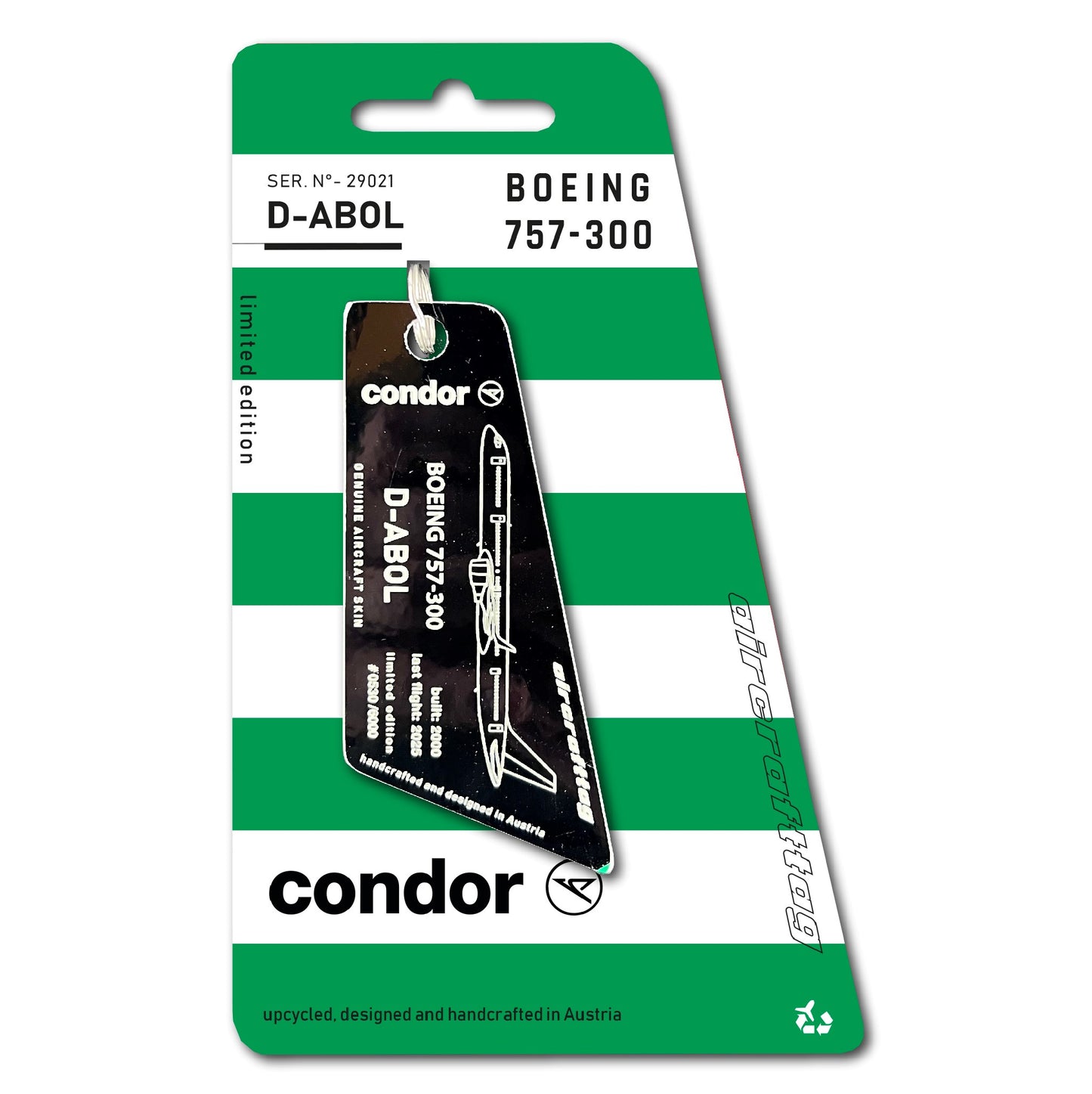 Aircrafttag Boeing 757-300 D-ABOL – Black Edition