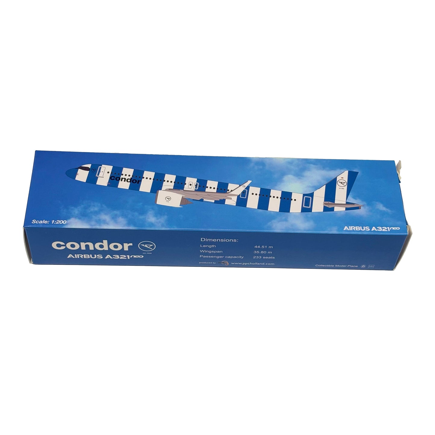 Modellflugzeug Airbus A321neo "Sea" 1:200