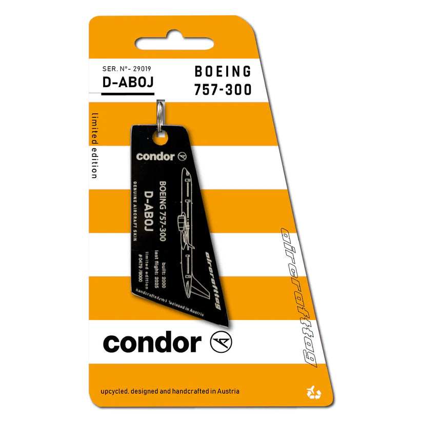 Aircrafttag Condor Boeing 757-300 D-ABOJ – Black Edition | Condor Shop