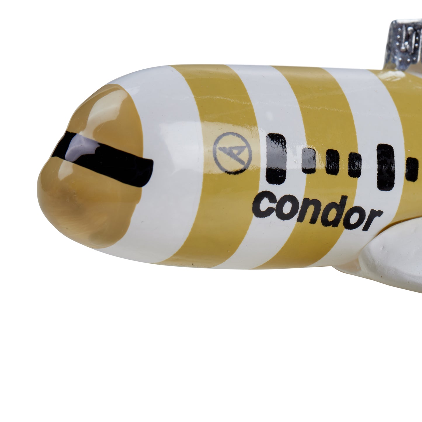 Christbaumkugel Flugzeug Beach mit Condor Logo