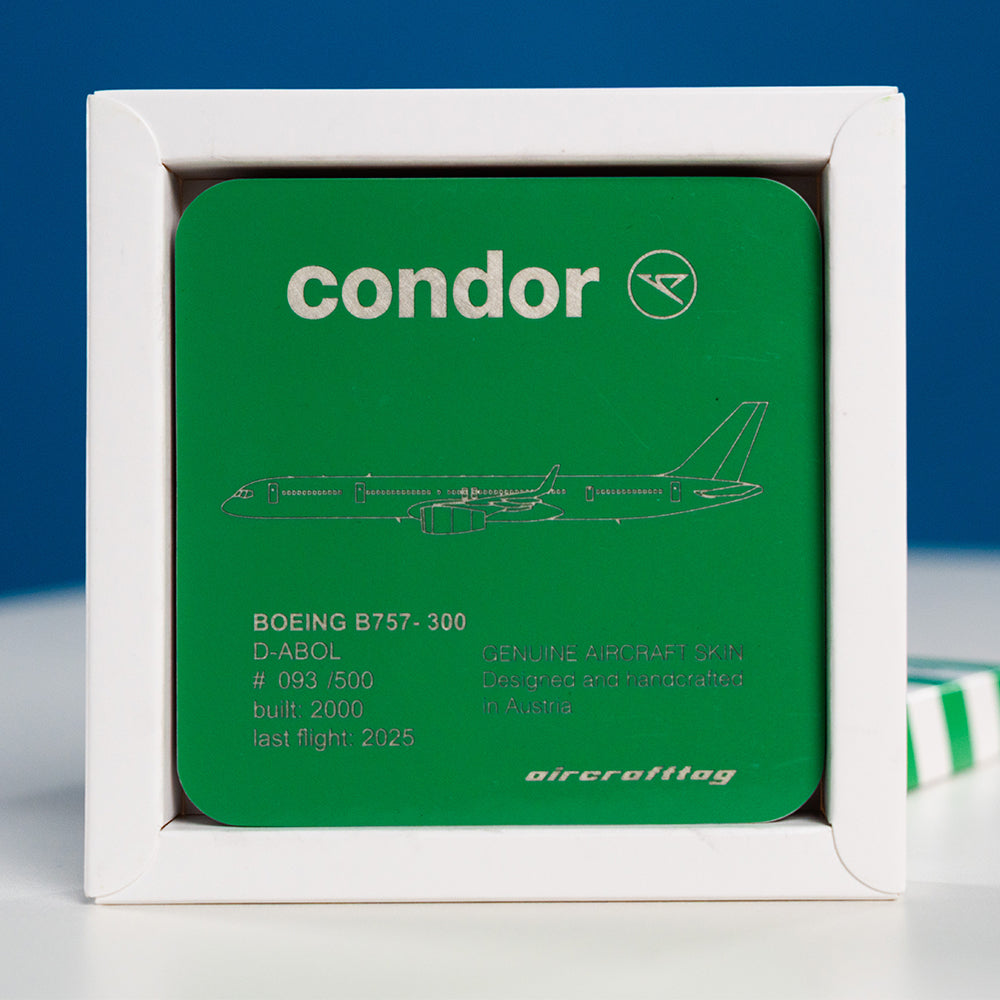 Condor B757 Coaster/Glasuntersetzer - D-ABOL - Island Edition