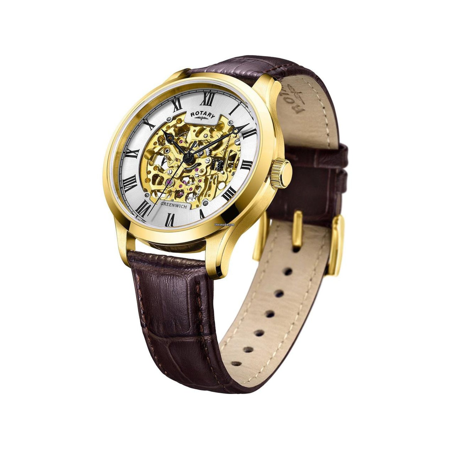 Rotary Herren Automatikuhr Greenwich