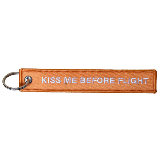 Schluesselanhaenger KISS ME BEFORE FLIGHT Sunshine