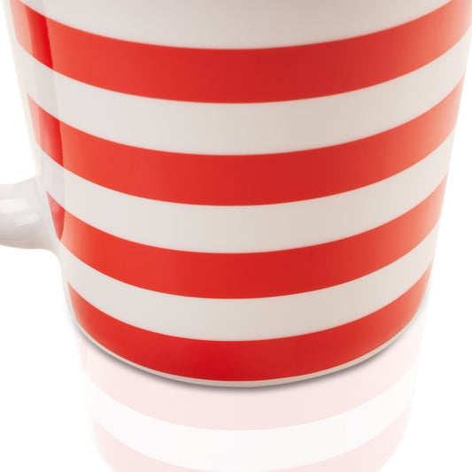 Tasse gestreift Passion Detail