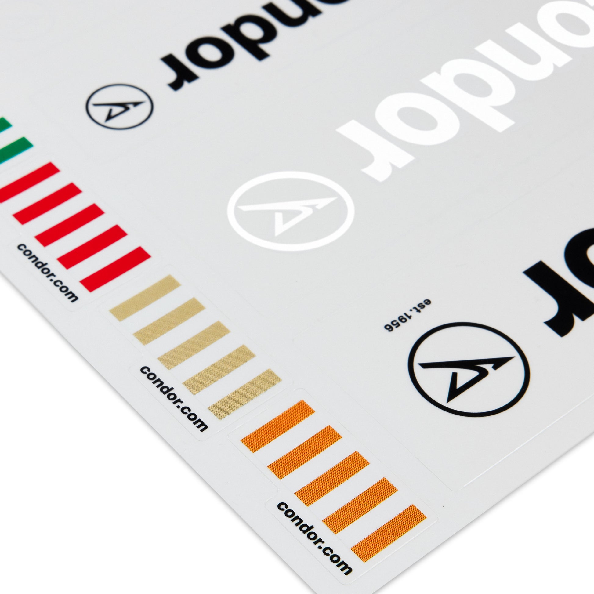 Condor Stickerbogen mit Logo