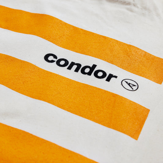 Tasche/Beutel Condor in Streifen-Farbe Sunshine (Gelb) mit Logo