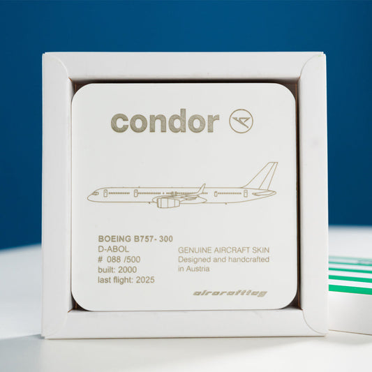 Condor bringt Boeing-757-Untersetzer mit Aviation-Geschichte