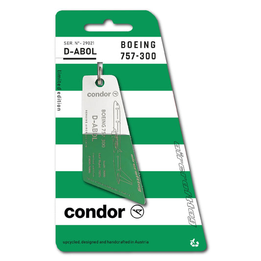 Aircrafttag Boeing 757 – D-ABOL "Island – White"