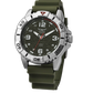 Aviator F Series Airborne Herrenuhr mit silbernem Edelstahlgehäuse, sandfarbenem Zifferblatt und khakigrünem Silikonarmband