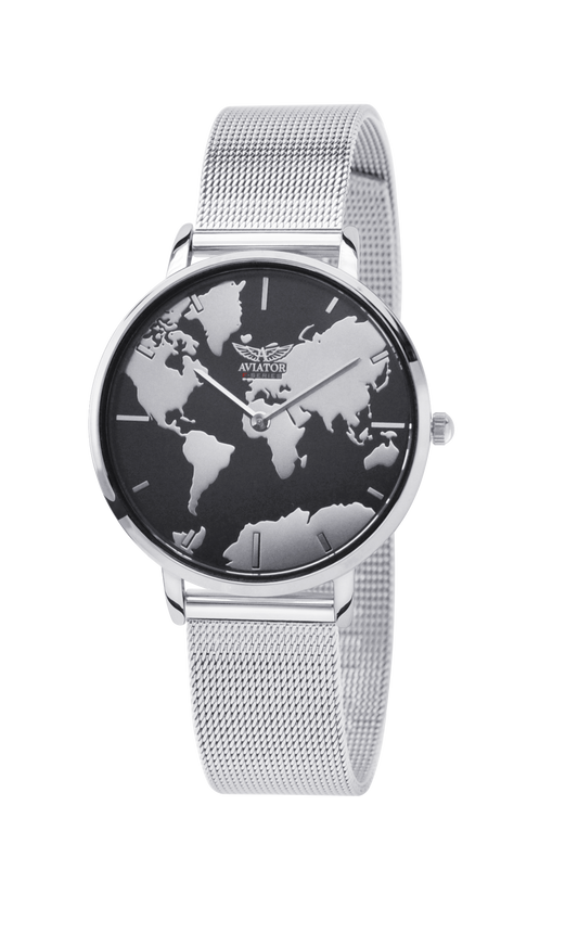 Aviator „Luxe Set Silver“ Damenarmbanduhr