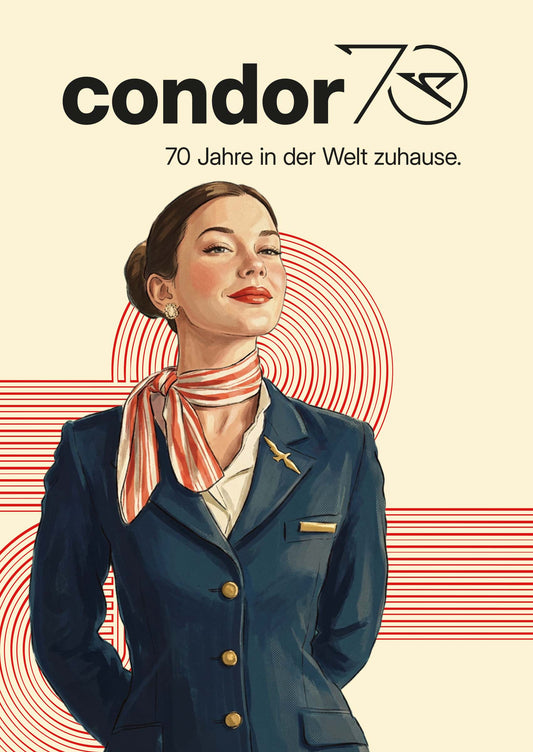 "70 Jahre Condor" Jubiläumsmotiv - A1 Poster