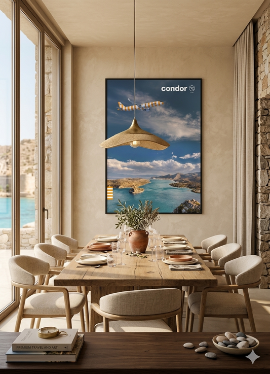 A1 Poster "A321neo Sunshine Kreta"