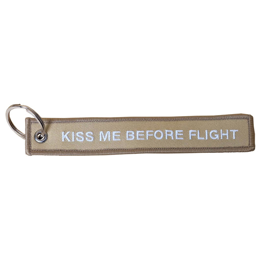 Schlüsselanhänger "KISS ME BEFORE FLIGHT" - "Beach"