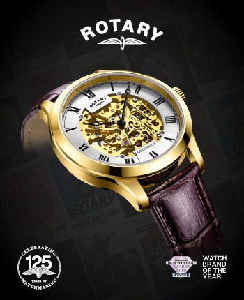 Rotary Herren Automatikuhr Greenwich
