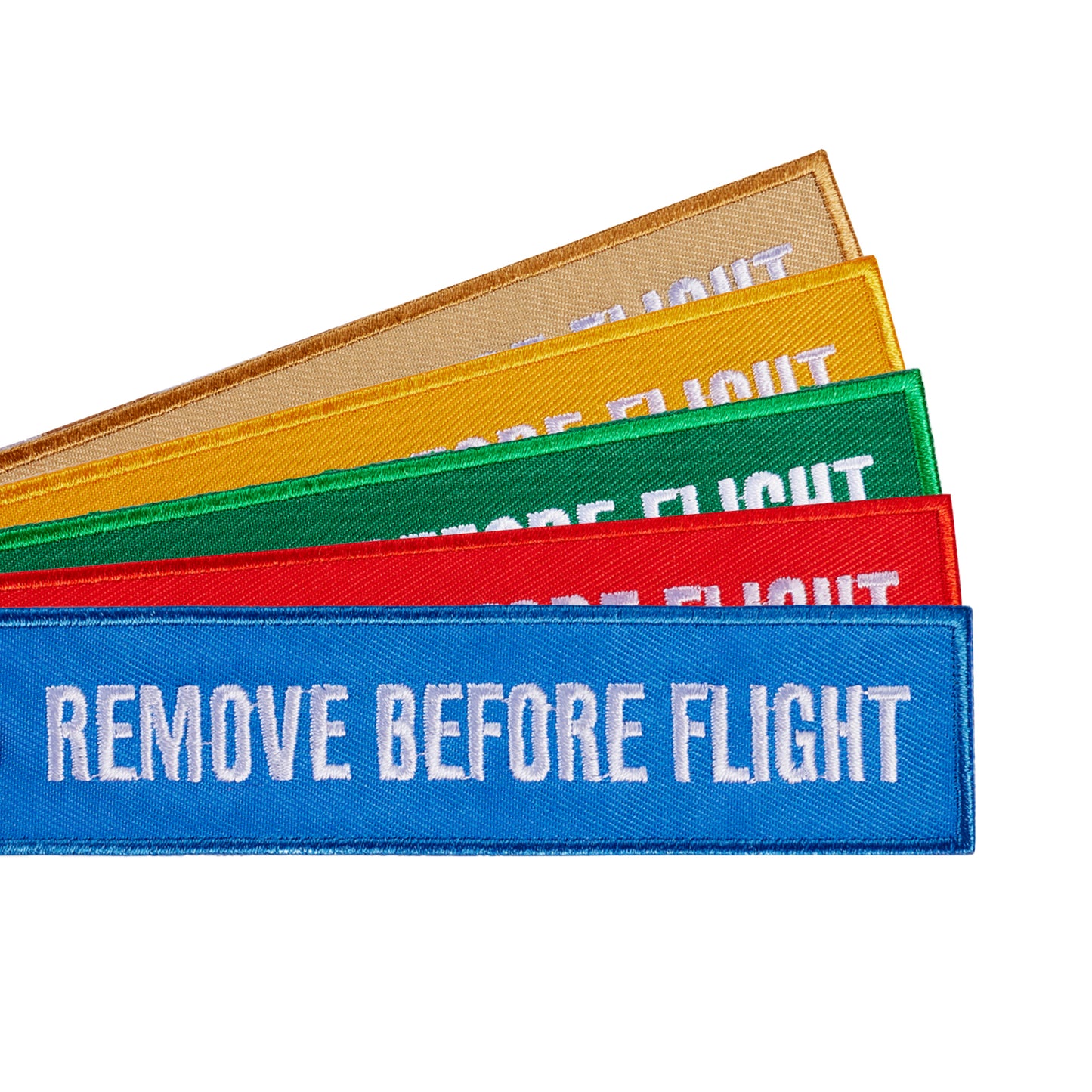 Schlüsselanhänger "REMOVE BEFORE FLIGHT" - Set (alle 5 Farben)