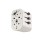 Multifunktionaler Reiseadapter mit Schiebereglern für USA-, UK- und Deutschland-Stecker