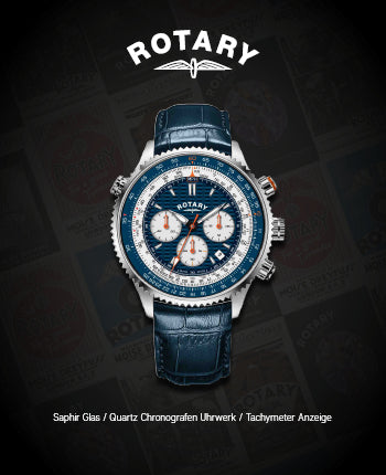 Rotary Herren Uhr Aquaspeed blau