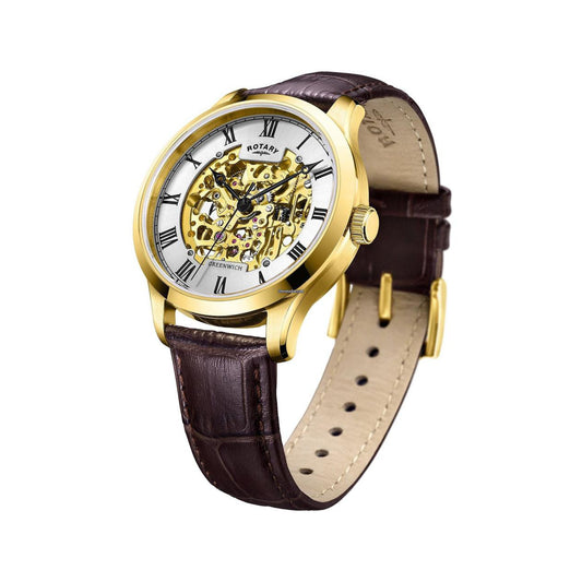 Rotary Herren Automatikuhr Greenwich